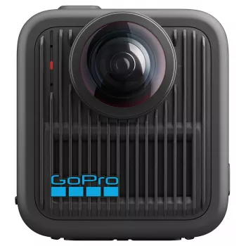 Action camera GoPro MAX2 with 8K Ultra HD, 29.5 MP sensor, 100 fps, LCD display, GPS, Wi‑Fi — accessories bundle