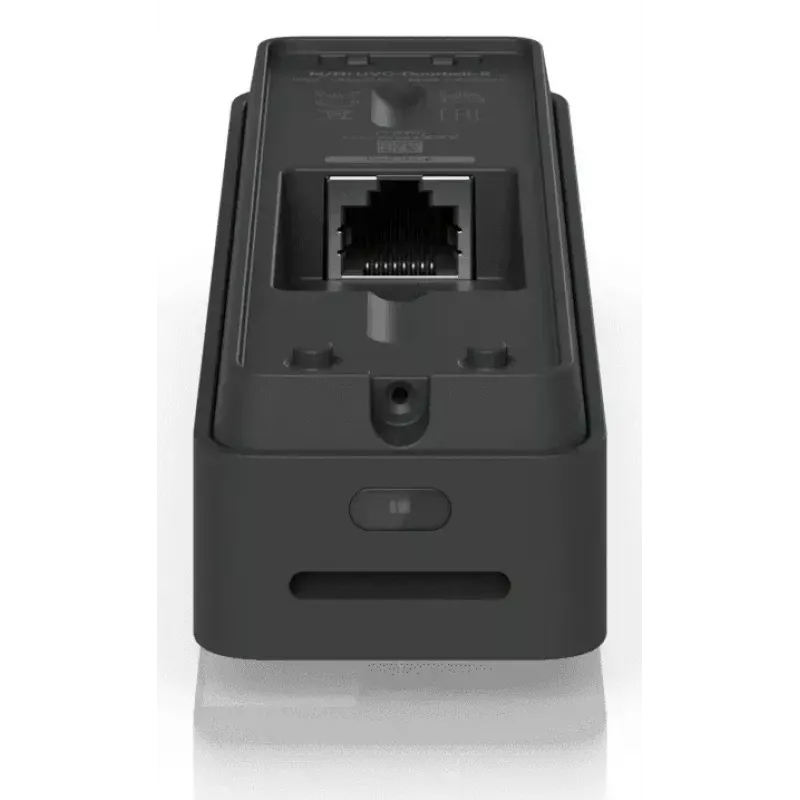 Doorbell UBIQUITI Doorbell Lite Black — wired PoE video doorbell, 5 MP, 2560×1920, IPX5, metal & polycarbonate housing