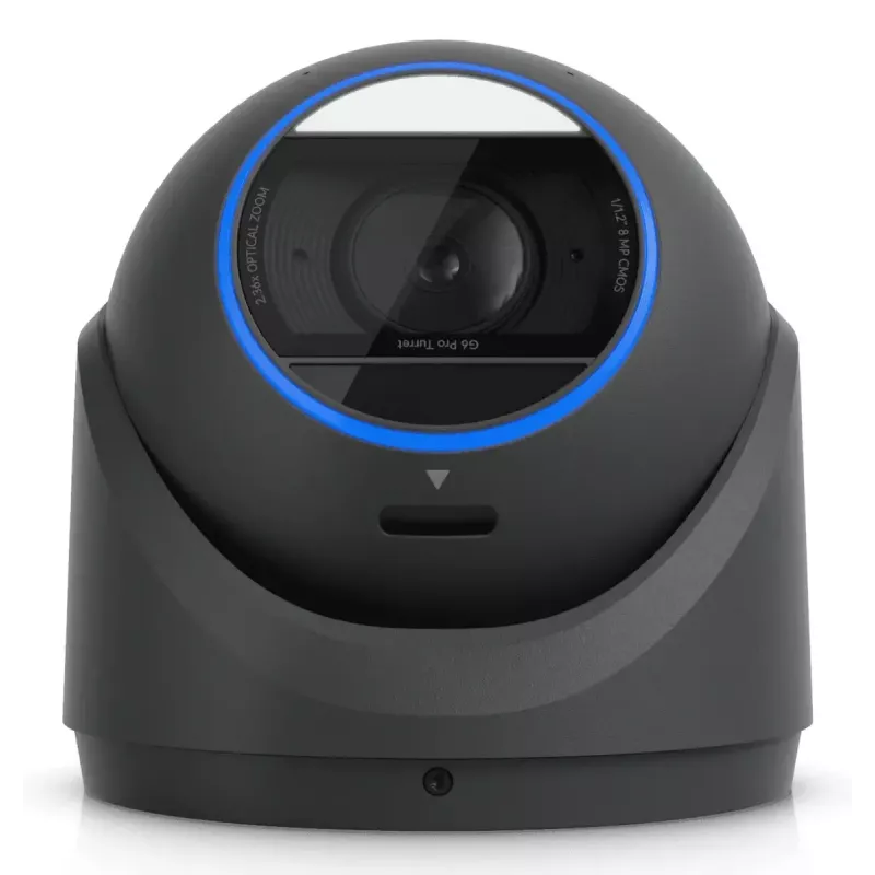 IP security camera UBIQUITI UVC-G6-Pro-Turret-B — 3840×2160, 1/1.2 inch CMOS, 2.36× optical zoom, PoE+, ceiling/wall, indoor/outdoor