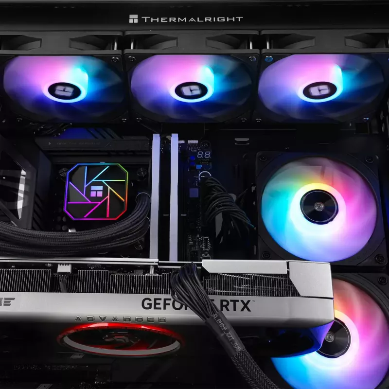 All-in-one liquid cooler Thermalright Aqua Elite 360 V3 12 cm Black