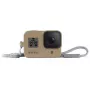 Camera Case GoPro HERO8 Black Sleeve + Lanyard Sand