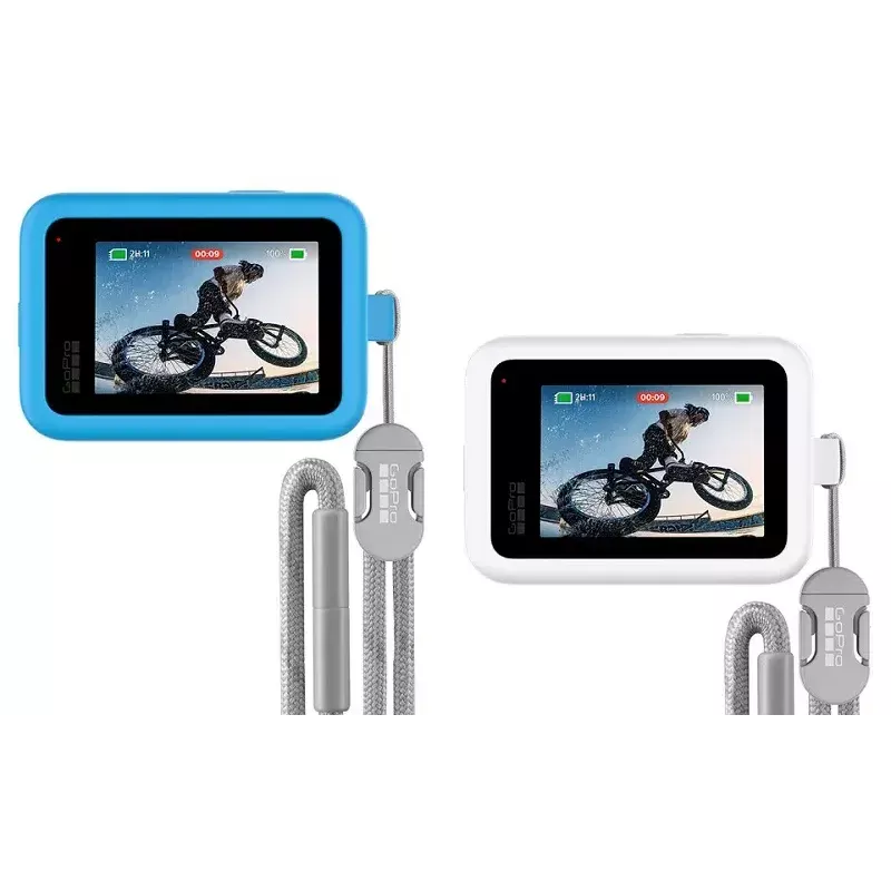 Camera skin GoPro Sleeve + Lanyard for HERO12/HERO11/HERO10/HERO9 Black — Silicone, White