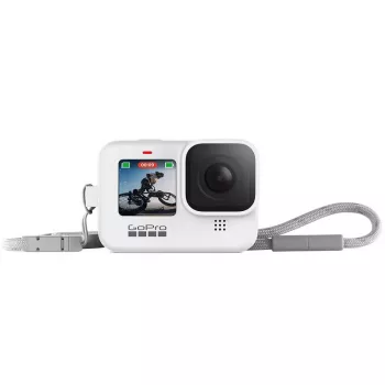 Camera skin GoPro Sleeve + Lanyard for HERO12/HERO11/HERO10/HERO9 Black — Silicone, White