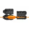 Power extension cord cover Tether Tools TetherGuard Black