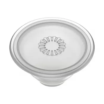 Grip PopSockets PlantCore by Popsockets — universal phone grip, grey translucent, 38.8×7.7 mm