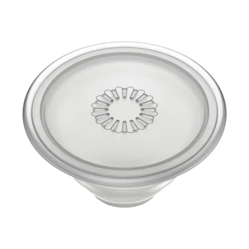 Grip PopSockets PlantCore by Popsockets — universal phone grip, grey translucent, 38.8×7.7 mm
