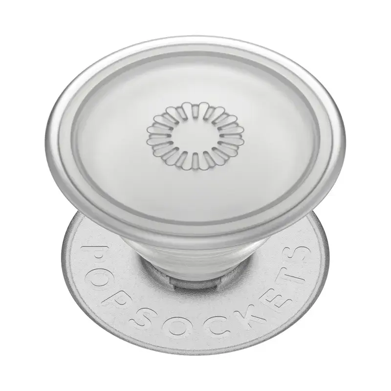 Grip PopSockets PlantCore by Popsockets — universal phone grip, grey translucent, 38.8×7.7 mm