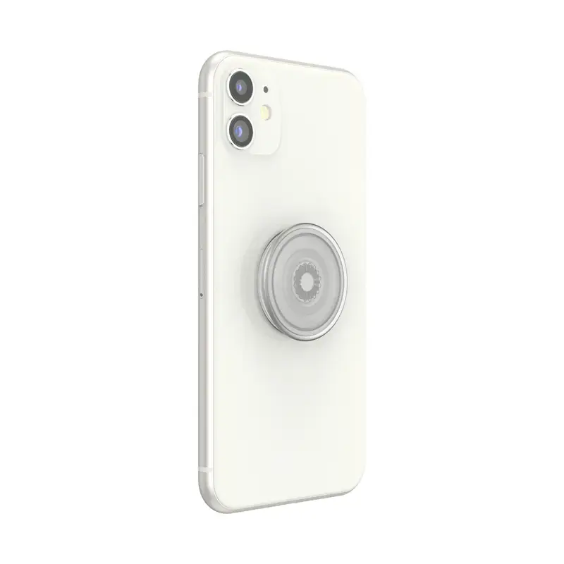 Grip PopSockets PlantCore by Popsockets — universal phone grip, grey translucent, 38.8×7.7 mm