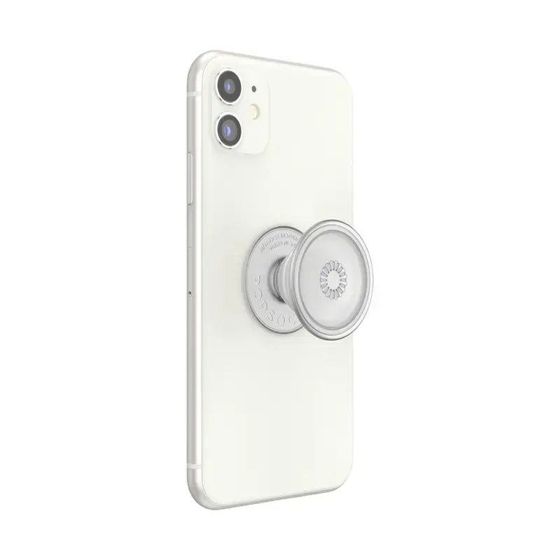 Grip PopSockets PlantCore by Popsockets — universal phone grip, grey translucent, 38.8×7.7 mm