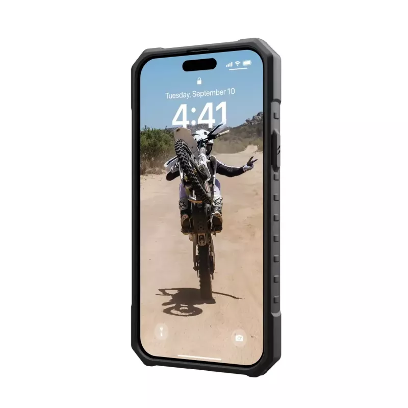 Cover Urban Armor Gear 114311114343 iPhone 15 Plus 17 cm Black Transparent