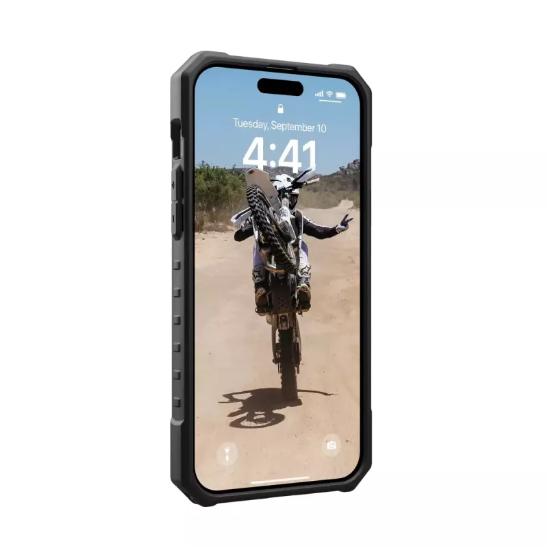 Cover Urban Armor Gear 114311114343 iPhone 15 Plus 17 cm Black Transparent