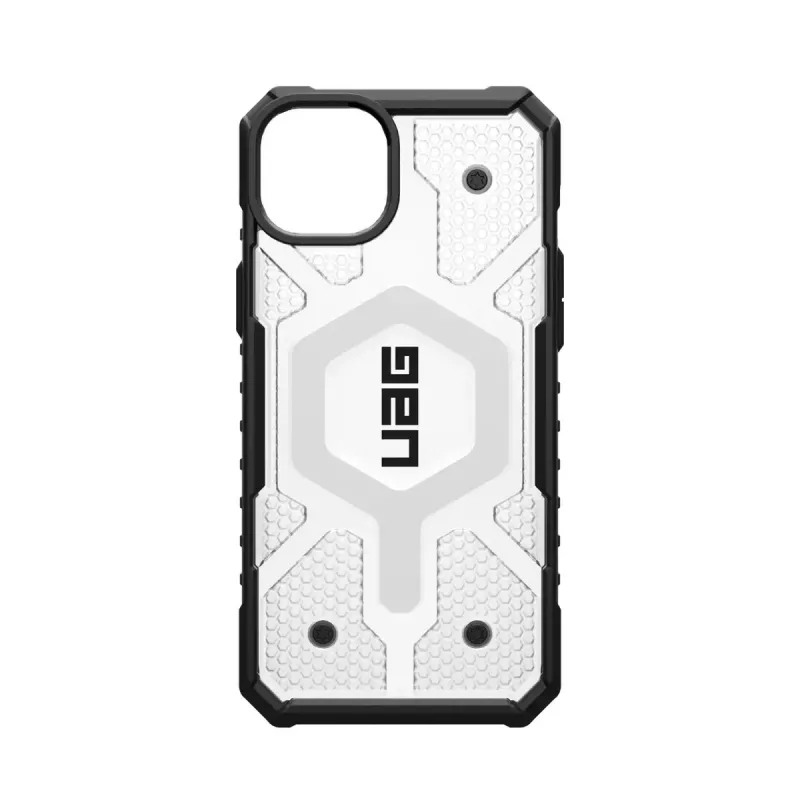 Cover Urban Armor Gear 114311114343 iPhone 15 Plus 17 cm Black Transparent