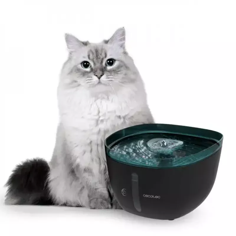 Automatic pet waterer Cecotec Pumba 2200 Refresh 2L Plastic Black Blue