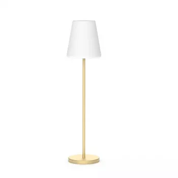 Floor lighting LED Newgarden Lola Slim Gold White 10 bulbs 25000h