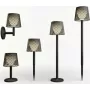 Outdoor Garden Light NewGarden GRETA SOLAR+BATTERY black — solar-powered lamp with integrated battery