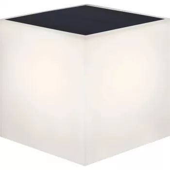 Solar wall light NewGarden LUMWLC012XXSPNW — compact 12×12×12 in solar-powered outdoor fixture