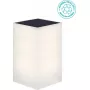 Solar wall light NewGarden WALLY model LUMWLP012XXSPNW, compact outdoor lamp 12x12x18 cm