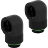 Fitting Corsair CX-9055009-WW Brass Black 90° Rotary Adapters