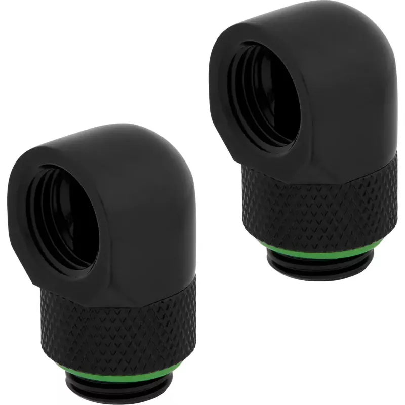 Fitting Corsair CX-9055009-WW Brass Black 90° Rotary Adapters