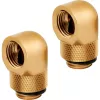 Fitting Corsair CX-9055010-WW Brass Gold 90° Rotary Adapters