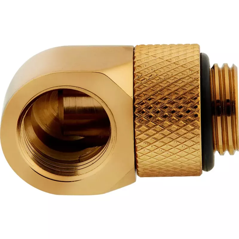Fitting Corsair CX-9055010-WW Brass Gold 90° Rotary Adapters