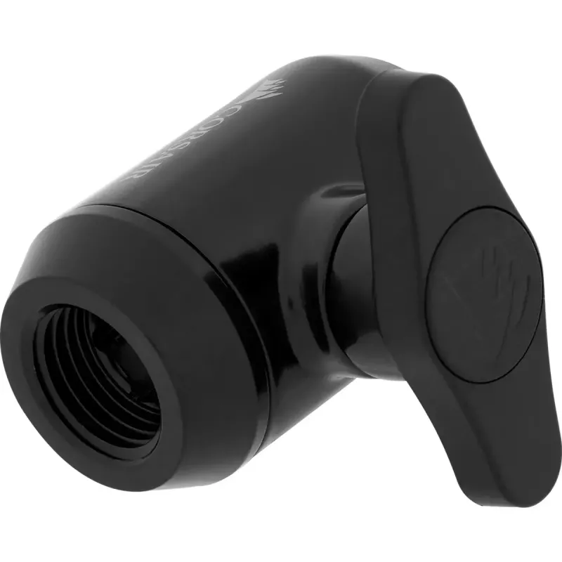 Fitting Corsair CX-9055019-WW Brass Black Ball Valve Liquid Cooling