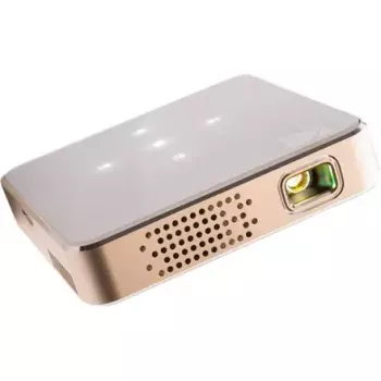 Projector Kodak Luma 150 Wi‑Fi White‑Gold, portable LED pico projector with wireless connectivity