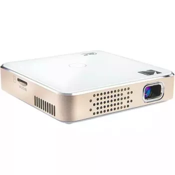 Projector Kodak Luma 150 Wi‑Fi White‑Gold, portable LED pico projector with wireless connectivity