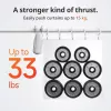 Smart curtain motor SwitchBot W2400000R for U-rail (EU & UK) — battery, USB-C, 15 kg push