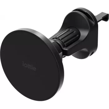Car air vent MagSafe phone mount iOttie iTap 3 with magnetic ring adapter ITMNCG108