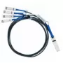 Nvidia MC2609130-001 InfiniBand/fibre optic cable 1 m QSFP 4x SFP+ Black
