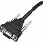 Serial cable Honeywell 53-53000-3, RD-232 to DB9 connector, 2.9 m, black