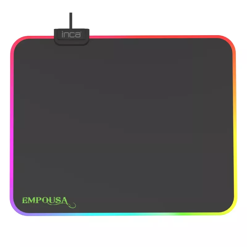 Gaming mouse pad Inca IMP-024 Black Monochromatic