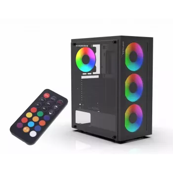 PC case Inca EMG-15XN Midi Tower Black