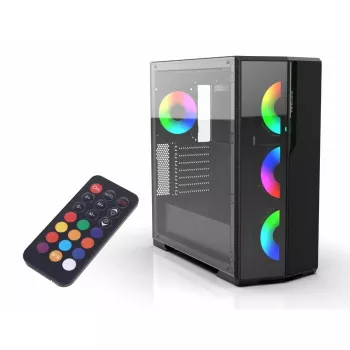PC case Inca EMG-17XN Midi Tower Black