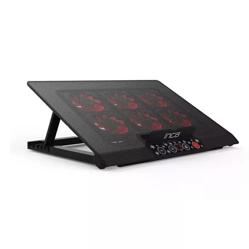 Laptop Cooling Pad Inca INC-601GMS 43.2 cm 6 Fans USB Black