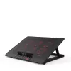 Laptop Cooling Pad Inca INC-601GMS 43.2 cm 6 Fans USB Black