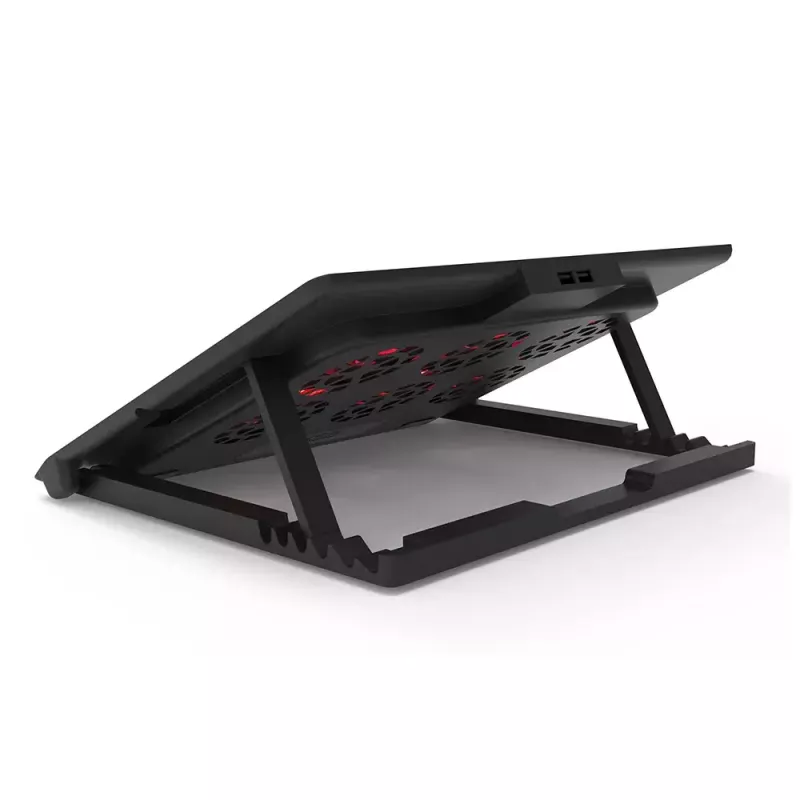 Laptop Cooling Pad Inca INC-601GMS 43.2 cm 6 Fans USB Black