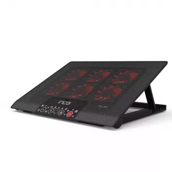 Laptop Cooling Pad Inca INC-601GMS 43.2 cm 6 Fans USB Black
