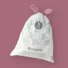 Trash bags BRABANTIA 100253 for 3 L bins, white, plastic, 40 pcs