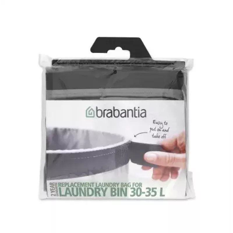 Brabantia Replacement Laundry Bag for Laundry Box, 30-35 L, Grey (102325)