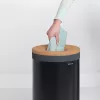 Laundry Basket Brabantia 120008 35L Round Black