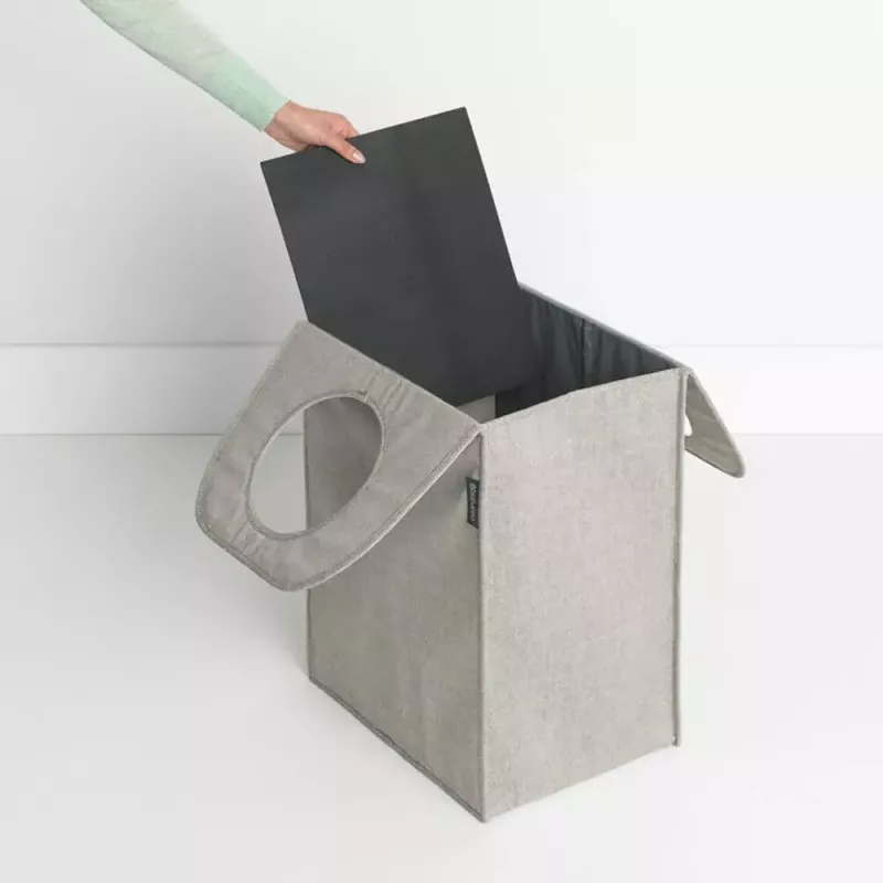 Laundry Basket Brabantia 120367 55L Rectangular Grey