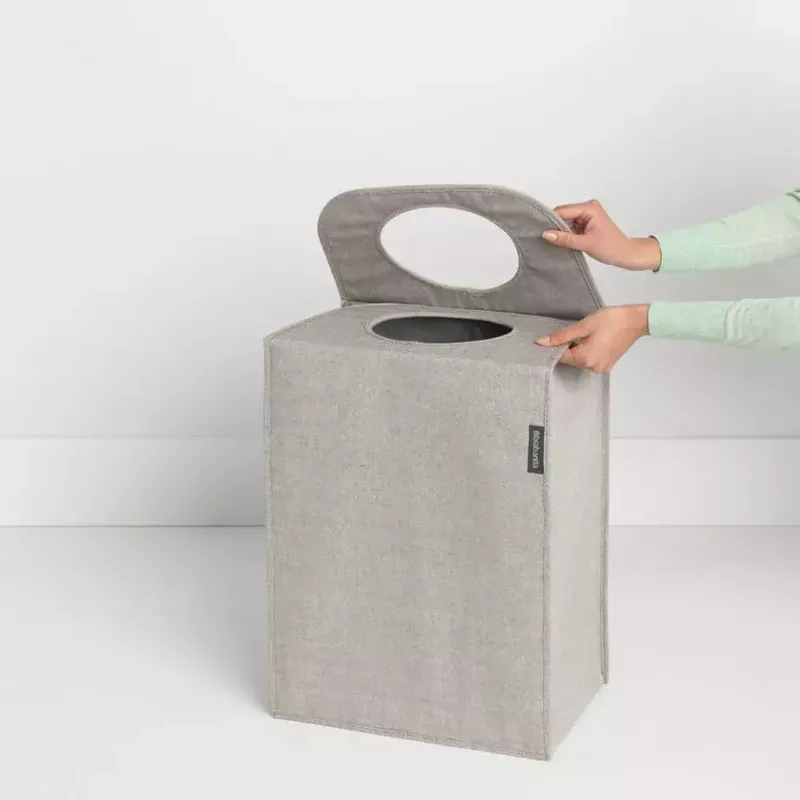 Laundry Basket Brabantia 120367 55L Rectangular Grey