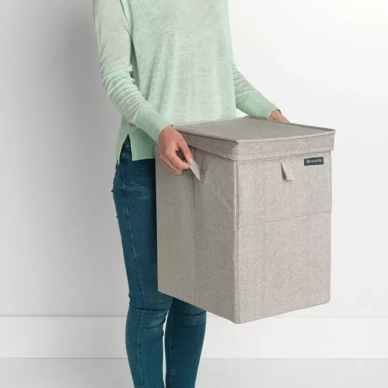 Laundry Basket Brabantia 120428 35L Rectangular Grey