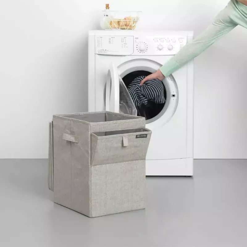 Laundry Basket Brabantia 120428 35L Rectangular Grey