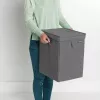 Laundry Basket Brabantia 120442 35L Rectangular Black