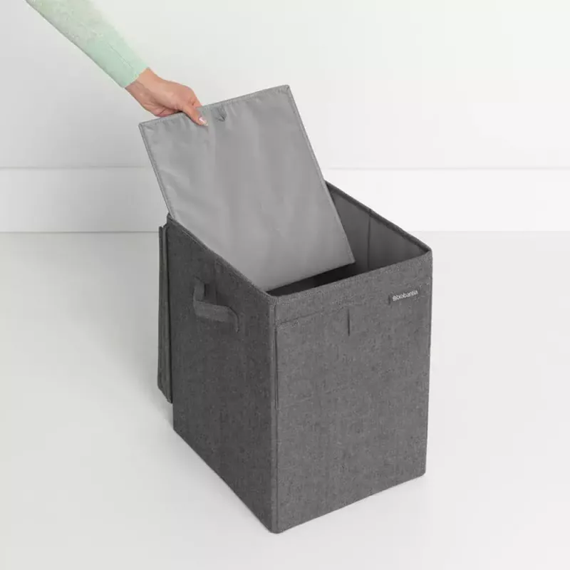 Laundry Basket Brabantia 120442 35L Rectangular Black