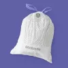 Trash bags BRABANTIA 138164, 20 L, white, plastic, 40 pcs, 545×435 mm