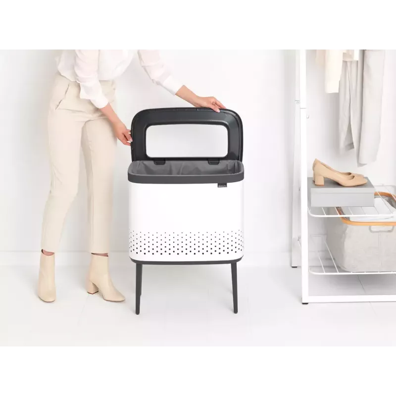 Laundry Bin Brabantia Bo 60L Rectangular MDF 200502